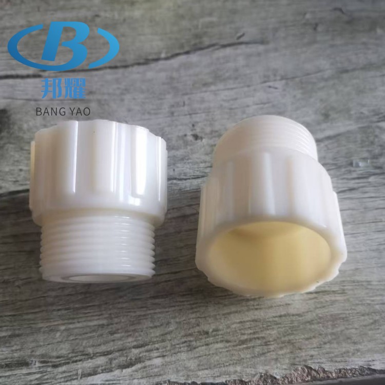 耐磨尼龍注塑件 米黃色尼龍加工件生產(chǎn)廠家 尼龍加工件價格 螺紋口尼龍件